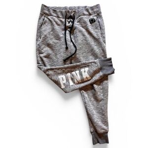 PINK Victoria's Secret Gray Jogger Sweatpants
